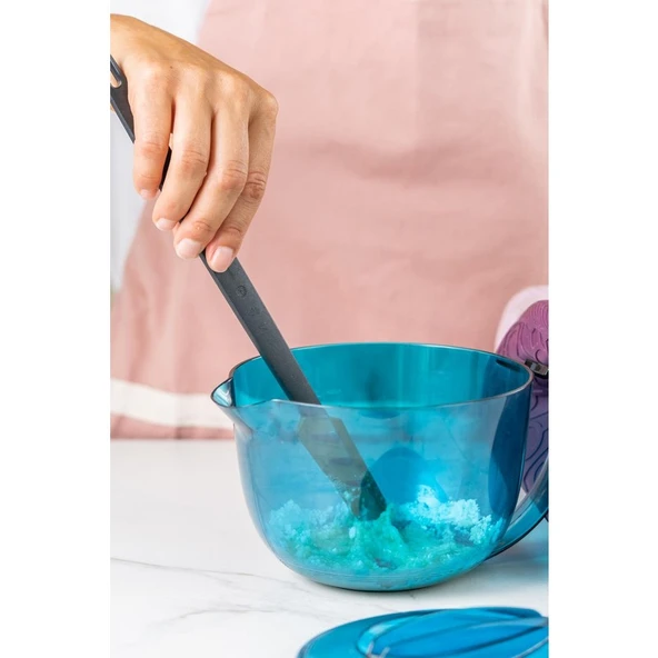 Tupperware Silikon Spatula İnce Turuncu - Resim 4