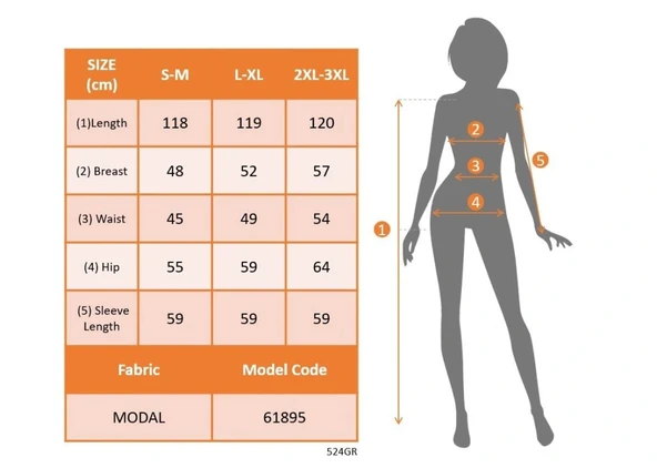 MDB Kadın Uzun Kollu Bisiklet Yaka Midi Modal Elbise - Resim 5