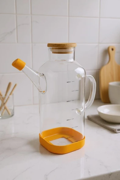 Bambum Petto - Bambu Kapaklı Yağdanlık 800ml - Resim 2