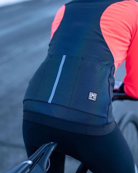 Santini CORAL BENGAL Polartec Kadın Kışlık Bisiklet Ceketi 2W51775CORALBENG - Resim 6