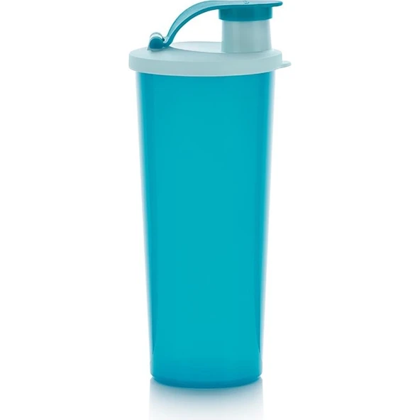 Tupperware Eco+ Suluk 470 ml Su Mavisi Sızdırmaz Tasarım ile Spor ve Outdoor Kullanım İçin - Resim 2