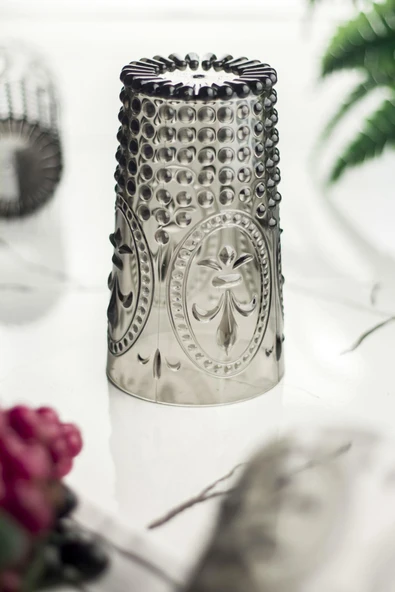 Akrilik Füme Tekli Uzun Bardak & Su Meşrubat Bardağı 750 ml ( Büyük Boy & Cam Değildir ) - Resim 3