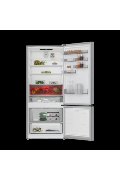 Arçelik 278550 EI Fit Kombi Tipi No Frost İnox Buzdolabı - Resim 4