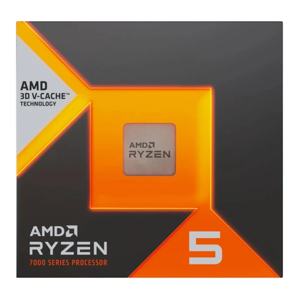 Amd Ryzen 5 7500x3d 6 Core, 4,00-4.50ghz, 104mb Cache, 65w,  Am5 Soket, Box, (dahili Grafik Var, Fan Yok) ürün görseli 1