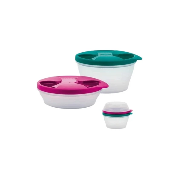 Tupperware Düet Saklama Kabı 2li 240ML-500 ml ürün görseli 1