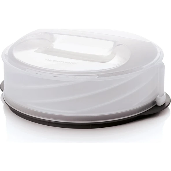 Tupperware Ayarlanabilir Kek, Pasta Taşıma ve Servis Kabı - Resim 2