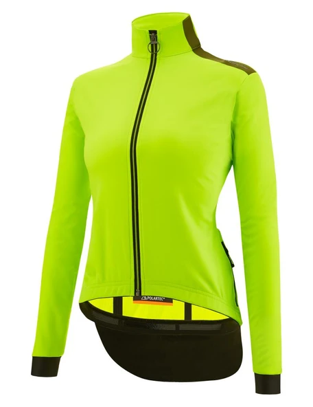 Santini VEGA MULTI With Hood Polartec Kadın Kışlık Bisiklet Ceketi 3W508L75VEGAMULT - Resim 8