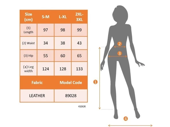 MDB Kadın Yüksek Belli Maxi Deri Kemersiz Etek - Resim 5