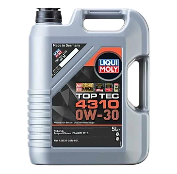 LI2362 - 0W-30 Motor Yağı Tam Sentetik TOP TEC 4310 5L - Liqui Moly ürün görseli