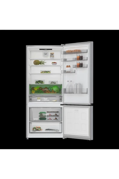 Arçelik 278550 EI Fit Kombi Tipi No Frost İnox Buzdolabı - Resim 3