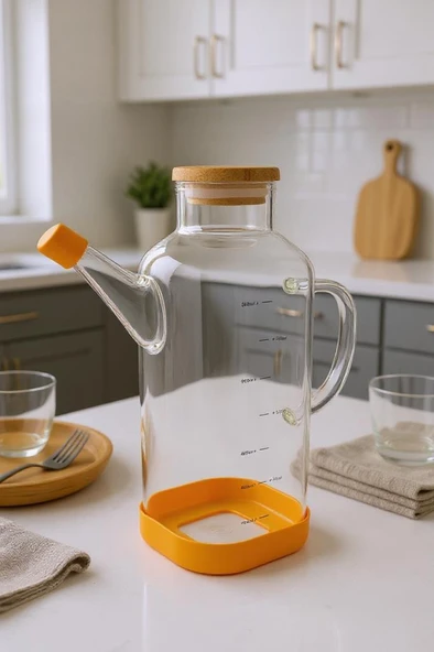 Bambum Petto - Bambu Kapaklı Yağdanlık 800ml - Resim 3