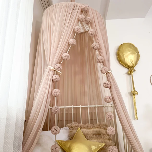 Pamuka Tül Cibinlik Plus Pinkish Stone - Resim 3