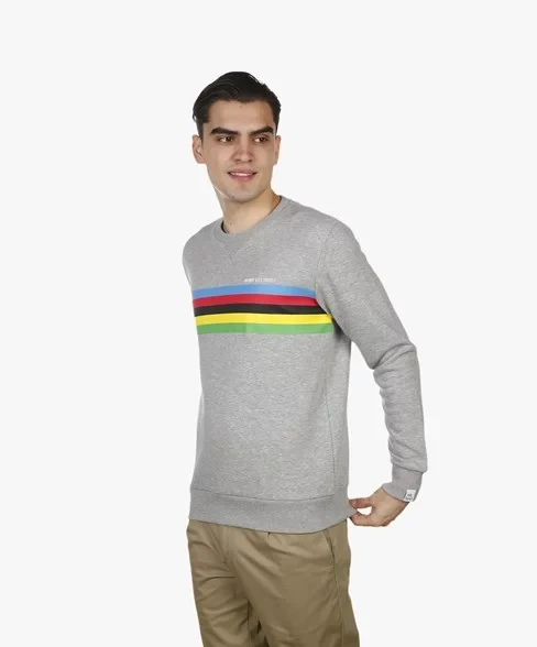 Santini x ANTWRP Velo Tourist UCI Çizgili Özel Seri Sweatshirt BSW050-L008 ürün görseli