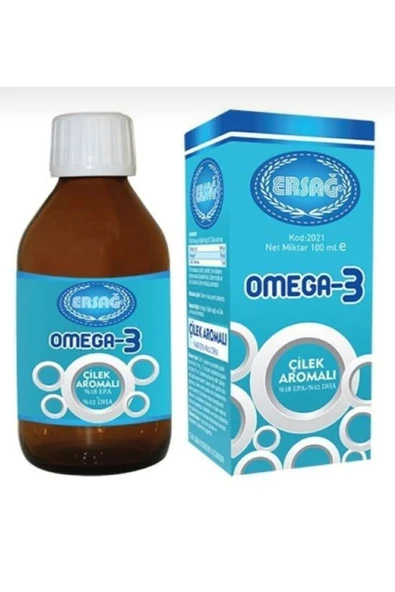 Ersağ Çilek Aromalı Omega-3 Sıvı ürün görseli