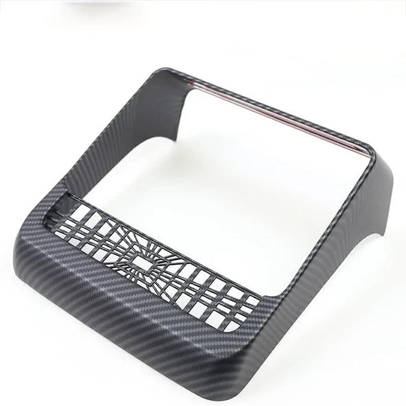 TESLA MODEL Y JUNİPER İÇİN UYUMLU ARKA EKRAN VE HAVALANDIRMA KORUMA KAPLAMASI KARBON DESEN ürün görseli 1