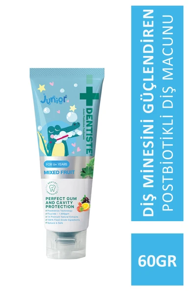 Dentiste Kids Diş Macunu Karışık Meyve Aromalı 6 Yaş 60 gr ürün görseli