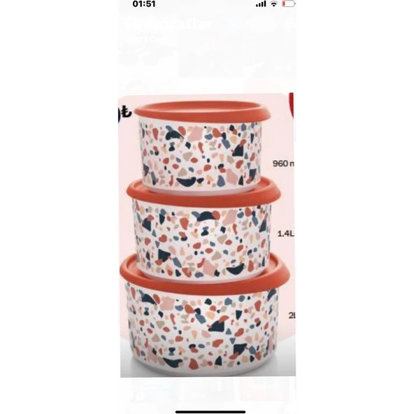 Tupperware Tek Dokunuş Mozaik Set ürün görseli 1