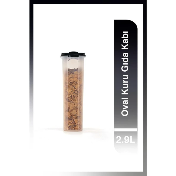 Tupperware Oval Kuru Gıda Kabı 2,9 lt ürün görseli 1