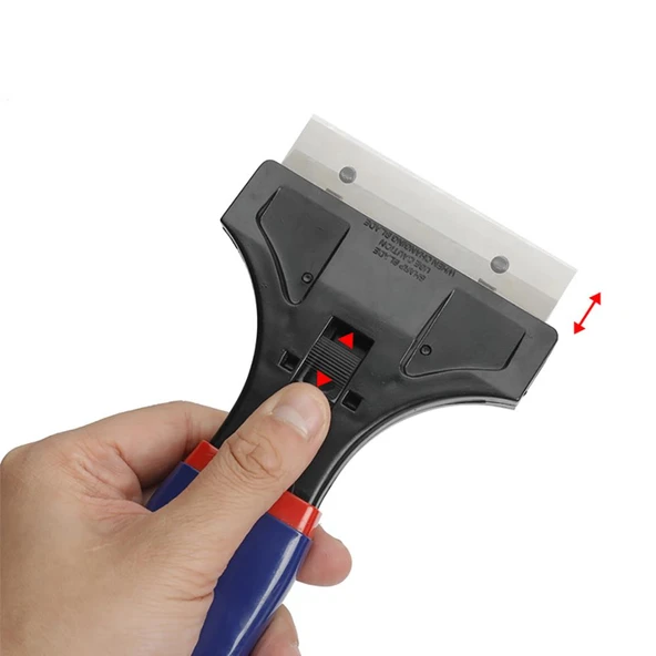 WORKPRO WP219007 90mm Geri Çekilebilir Profesyonel Kazıma Bıçağı - Resim 3