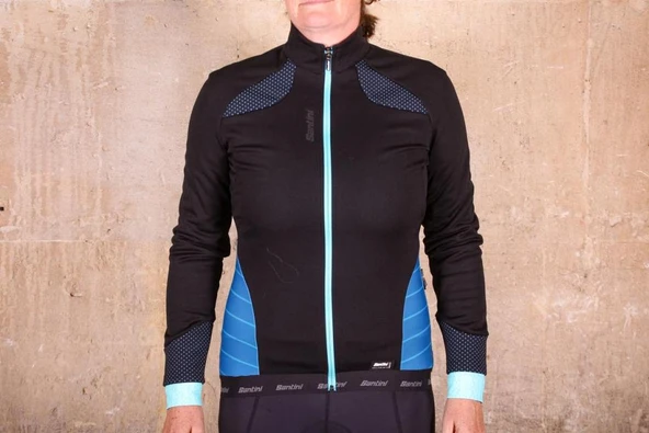 Santini CORAL Kadın Kışlık Bisiklet Ceketi AW51775CORAL - Resim 3