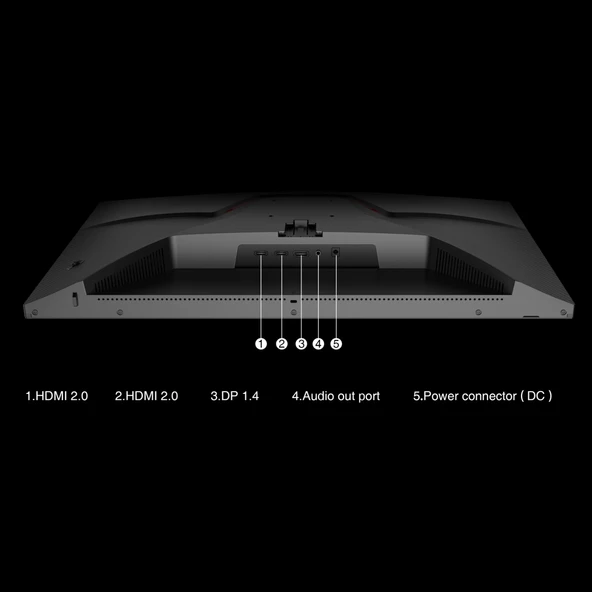 Koorui 1ms 240Hz 27" 1920X1080 FHD Gaming Monitör GN02 - Resim 4