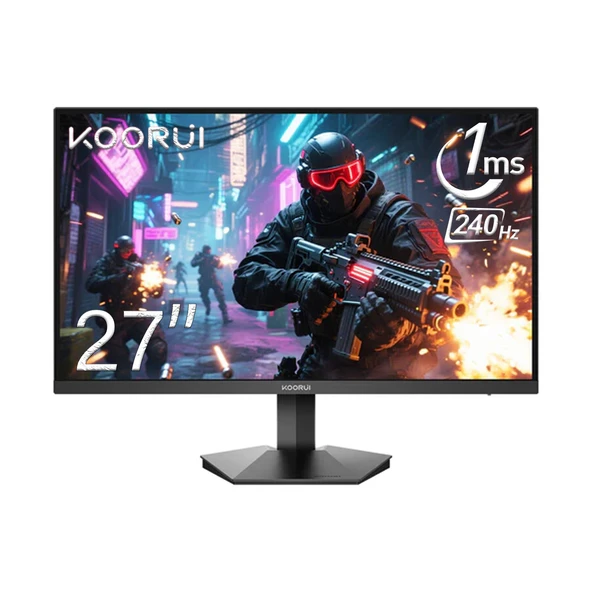 Koorui 1ms 240Hz 27" 1920X1080 FHD Gaming Monitör GN02 ürün görseli