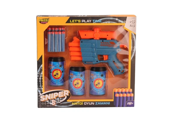 FAB 5707 KUTULU 3 HEDEFLİ SNİPER 8 DART ATICI ürün görseli