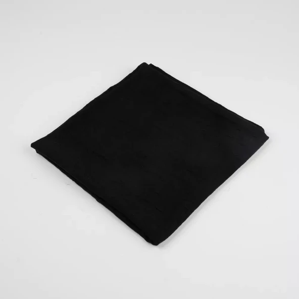 Bambu Eşarp (93x95 cm. Siyah) ürün görseli 1