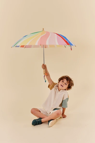 Original Duckhead Duck ÇocukŞemsiye ODH x Meri Meri Rainbow - Resim 6