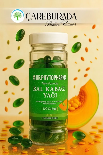 Bal Kabağı Yağı Kapsülü 100Softjel 1150Mg ürün görseli