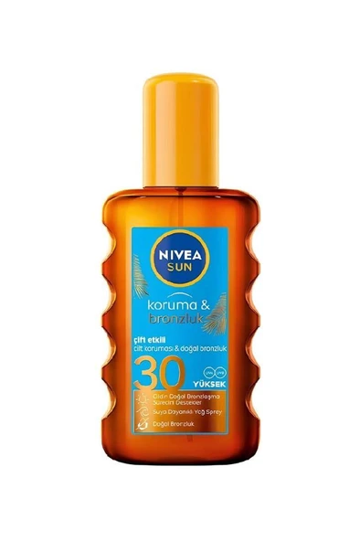 Nivea Sun Koruma ve Bronzluk 200 ml 30 Faktör Bronzlaştırıcı Yağ ürün görseli