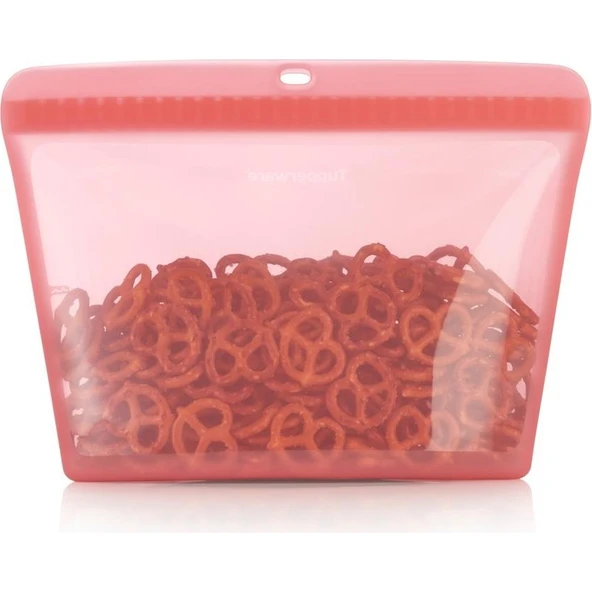 Tupperware Silikon Çanta Pembe Xl - Resim 2