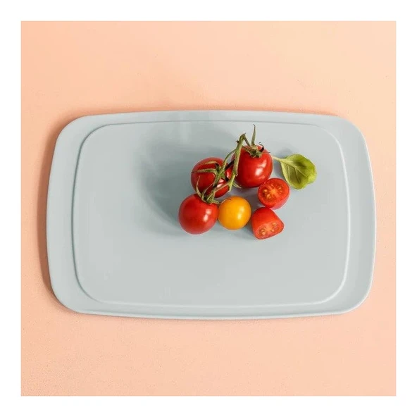 Tupperware Serin Saklama Kesme Tahtası Çok Amaçlı Kullanım İçin Mavi Renkli 1 Adet - Resim 2