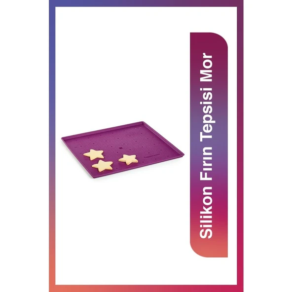 Tupperware Silikon Fırın Tepsisi Mor ürün görseli