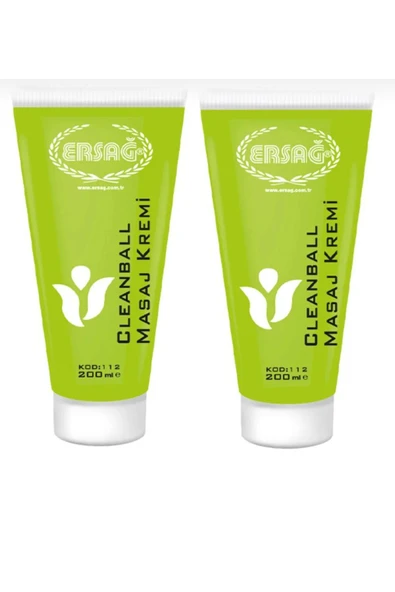 Ersağ Cleanball Masaj Krem 200ml X 2 Adet ürün görseli