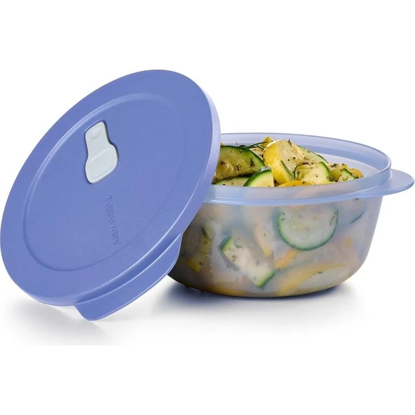 Tupperware Mikrodalga Saklama Kabı 1.3 Litre Mavi Böğürtlen - Pratik ve Dayanıklı Tasarım ürün görseli 1