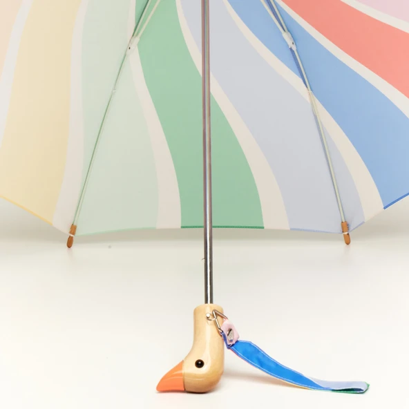 Original Duckhead Duck ÇocukŞemsiye ODH x Meri Meri Rainbow - Resim 4