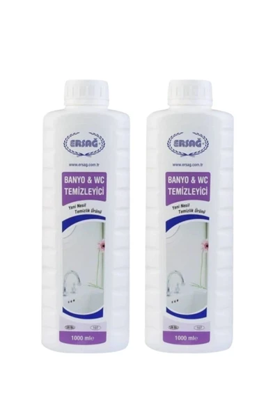 Ersağ Banyo & WC Temizleyeci 1000 ml 2Adet Orjinal ürünler ürün görseli