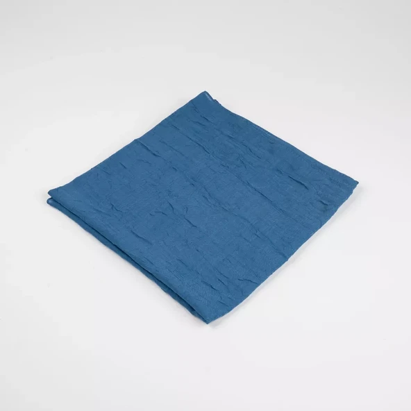 Bambu Eşarp (93x95 cm. Mavi) ürün görseli 1
