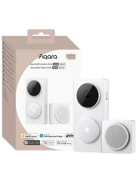Aqara Akıllı Görüntülü Kapı Zili Hub G410 Beyaz CH-C09D-B (Apple Home Destekli) ürün görseli
