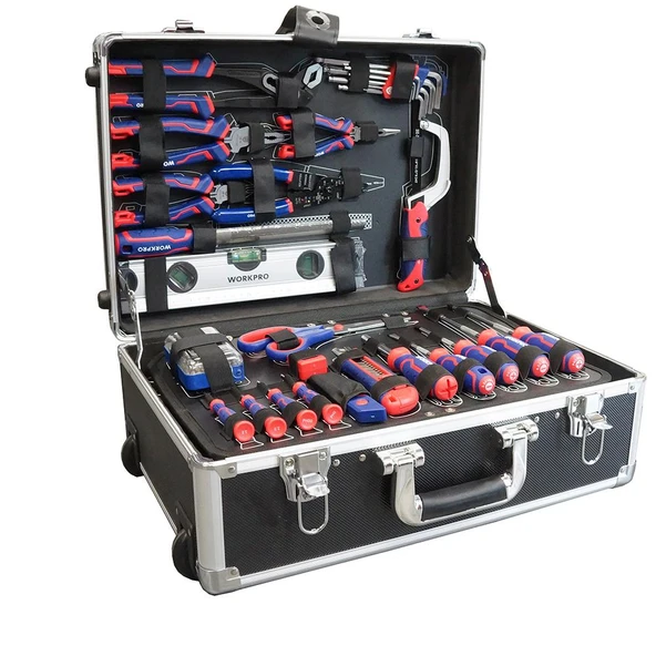 WORKPRO WP209089 145 Parça CR-V Profesyonel El Aleti Tamir Seti Tamir Bakım Çantası - Resim 3
