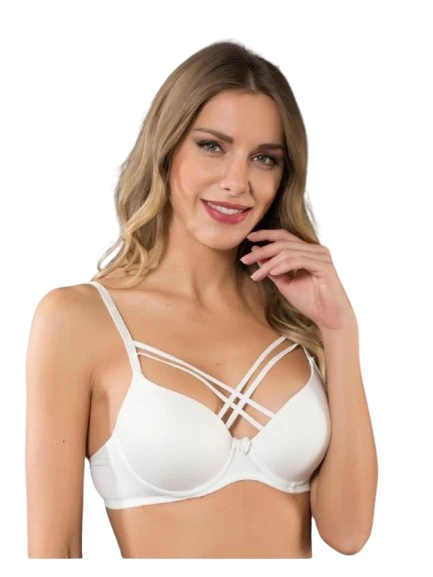 Liza Çapraz İpli Sütyen Içi Dolu Destekli ürün görseli