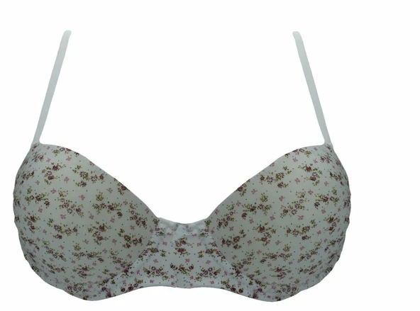 Karaz Çiçekli Destekli Sütyen ürün görseli