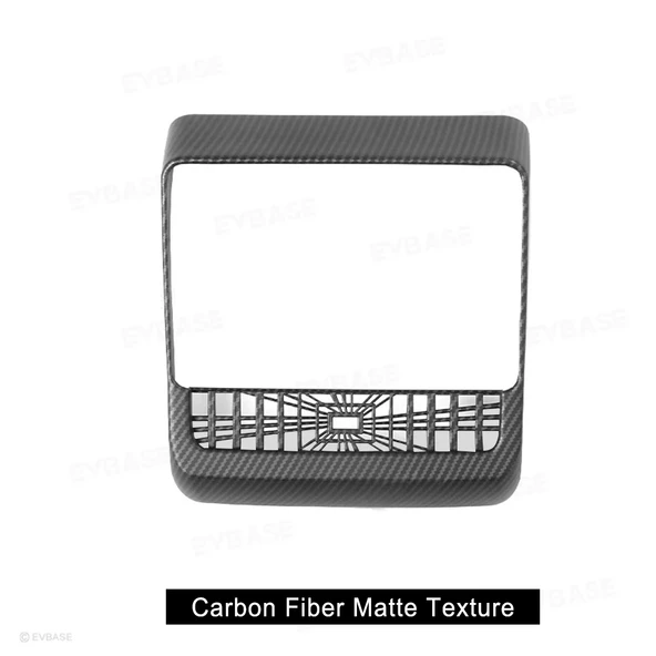 TESLA MODEL Y JUNİPER İÇİN UYUMLU ARKA EKRAN VE HAVALANDIRMA KORUMA KAPLAMASI KARBON DESEN - Resim 4