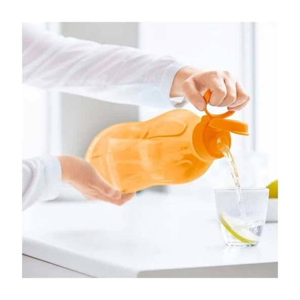 Tupperware Matara Eco+ Şişe 2 lt Portakal - Resim 3