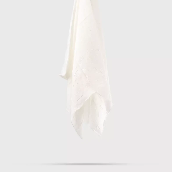 Bambu Eşarp (93x95 cm. Krem) - Resim 2