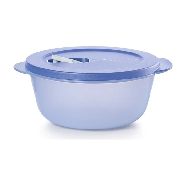 Tupperware Mikrodalga Saklama Kabı 1.3 Litre Mavi Böğürtlen - Pratik ve Dayanıklı Tasarım - Resim 2
