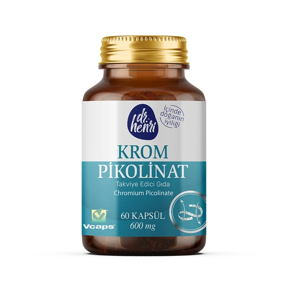 Krom Pikolinat 60 Kapsül Takviye Edici Gıda 600mg ürün görseli