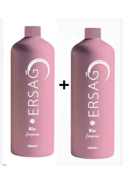 Ersağ Bio Şampuan 2 adet 1000 ml ürün görseli