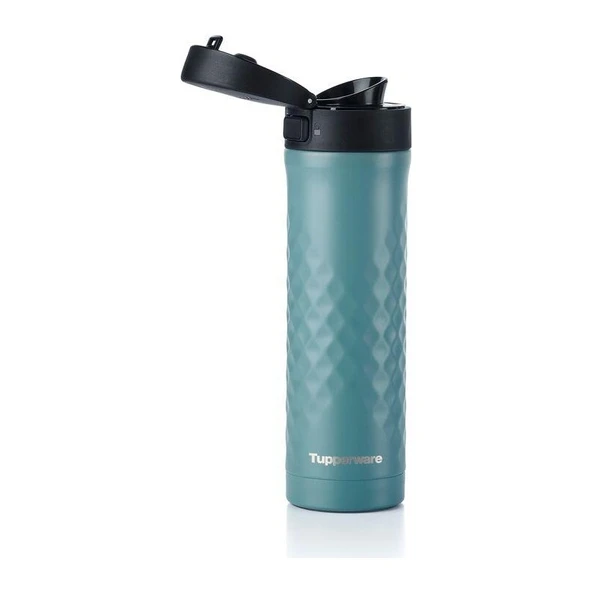 Tupperware Hep Yanımda Termos 430ml Deniz Mavisi - Resim 2